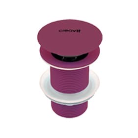 CREAVIT BONDE CLIC-CLAC 5/4" - AVEC TROP-PLEIN - BERRY