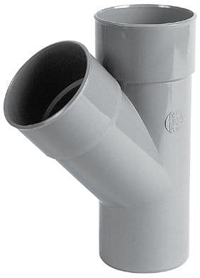 PVC T NICOLL MFF 45° 100MM
