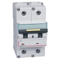 Disjoncteur DX³ 2 pôles courbe D 100A 230 / 400V - 10000A / 16kA - 3 modules