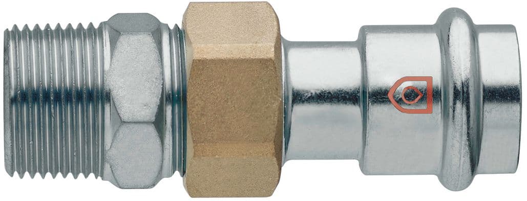RACCORD UNION 35MM-5/4"M ACIER CARBONE FRABO
