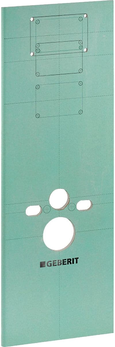PLAQUE PLATRE PRE-PERCE DUOFIX POUR BATI SUPPORT WC GEBERIT