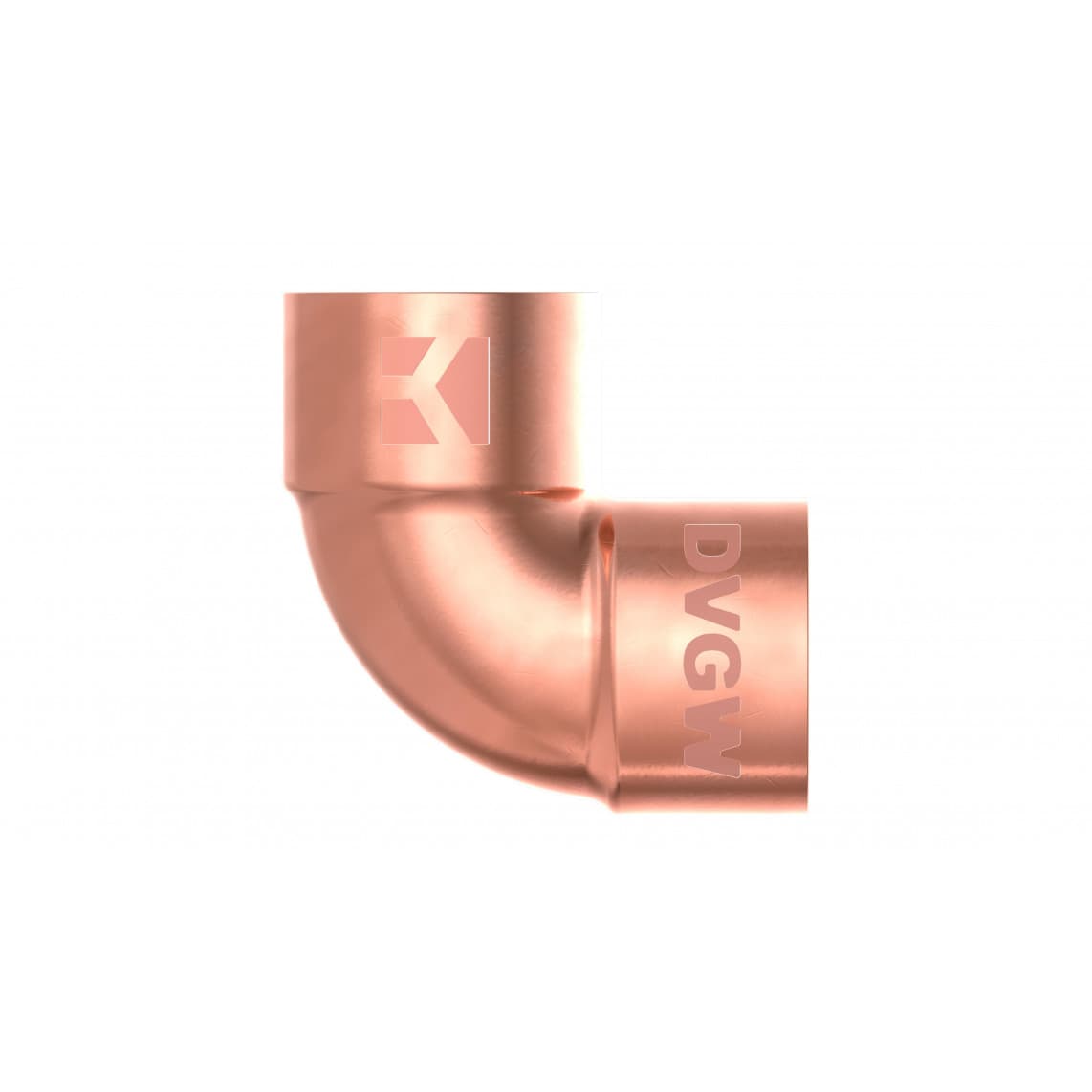 989035017 CU coude 90°, vierge, 22 mm, 2 manchons, (5090)