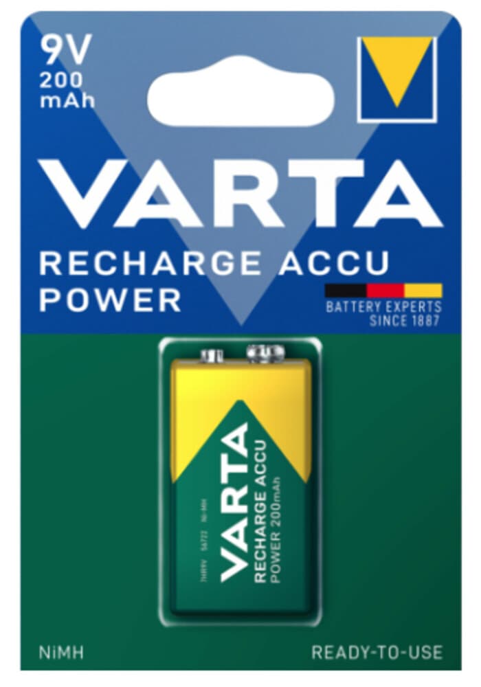 VAR 5622BL 1XACCU E-BLOC 9V