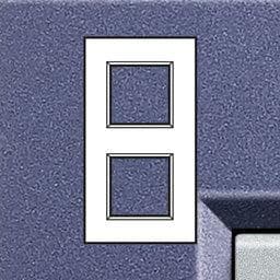 LivingLight - plaque rectangulaire 2 x 2 modules Club