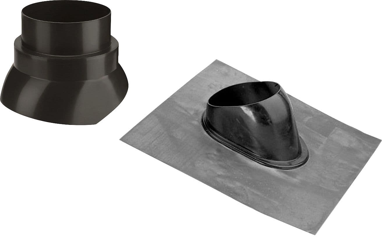 SOLIN DE PLOMB+VENTILATION COULISSANTE 125MM 24-45°
