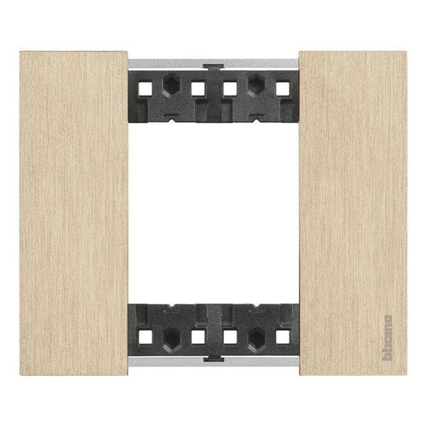LNow plaque 2 modules Or pour support référence K4702