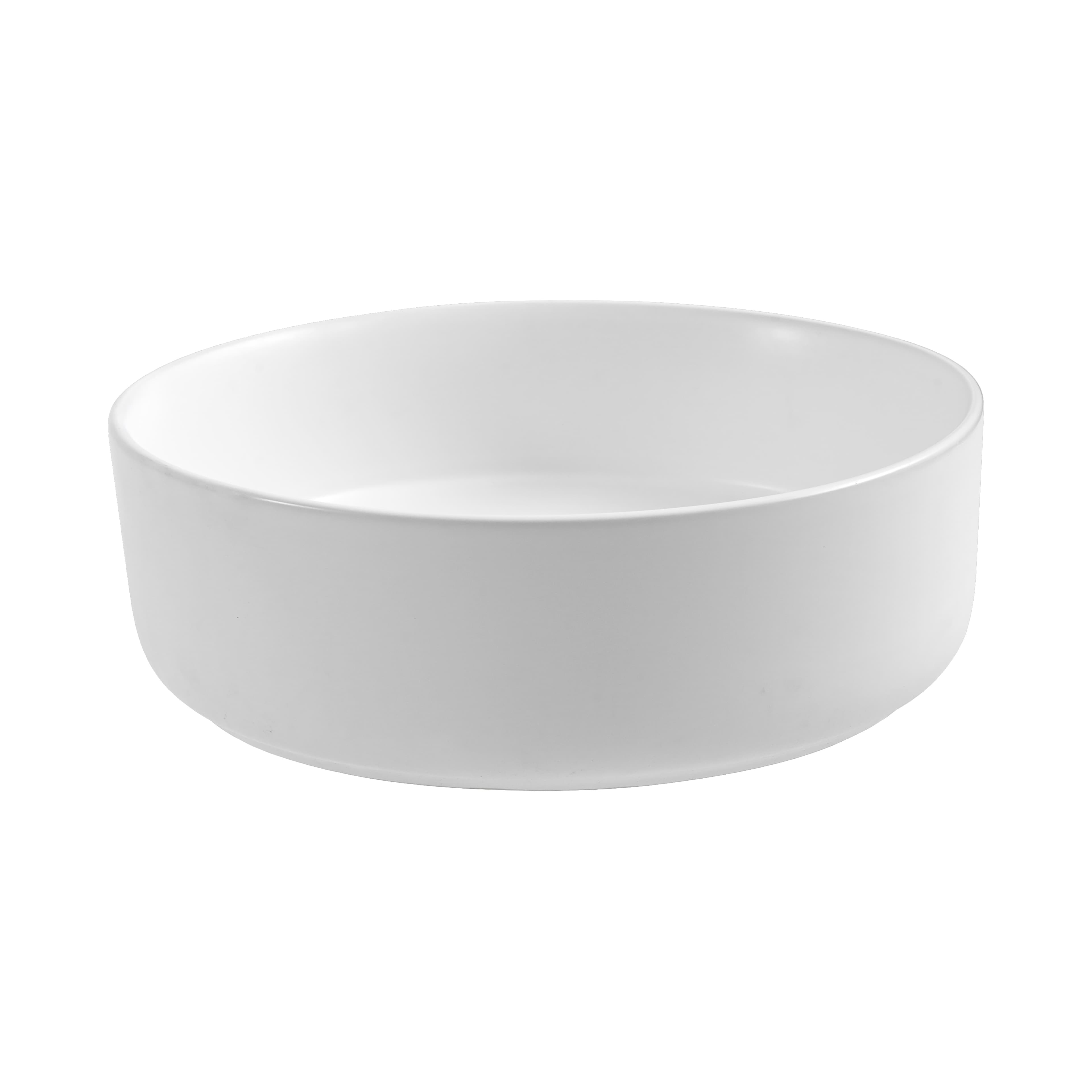 ALONI fira lavabo - à poser – sans trop-plein – sans trou de robinet – avec bonde clic-clac – céramique – 36X12,5X36 cm – blanc mat