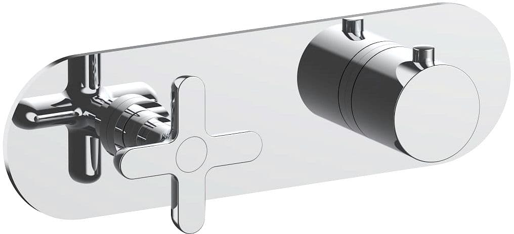 SET DE FINITION THERMOSTAT +INVERSEUR ICONA CLASSIC FANTINI HORIZONTAL CHROME
