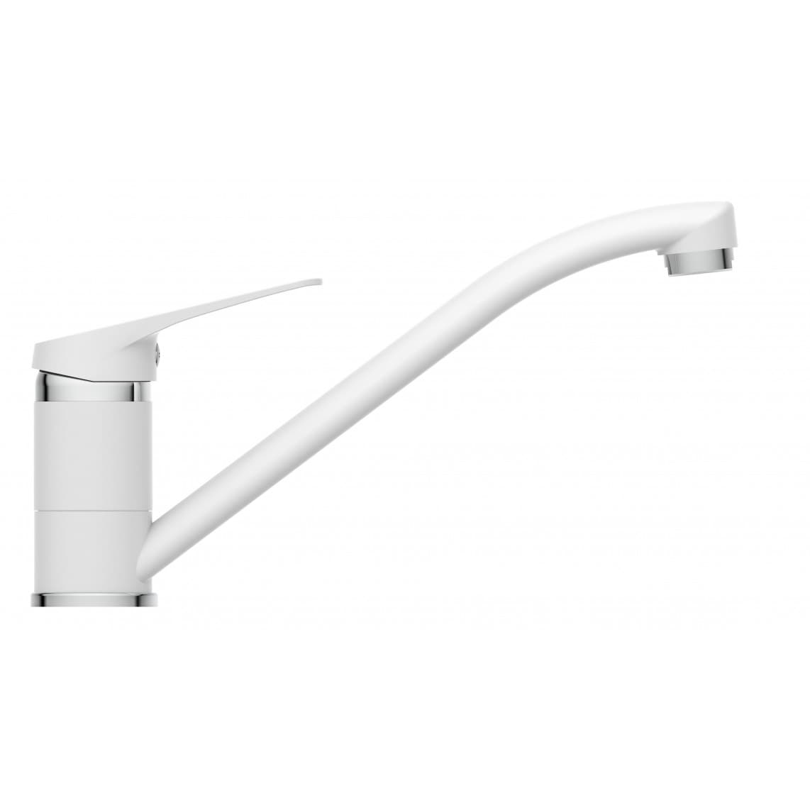 NI182SCR-W SPEED Keukenkraan, wit/chroom