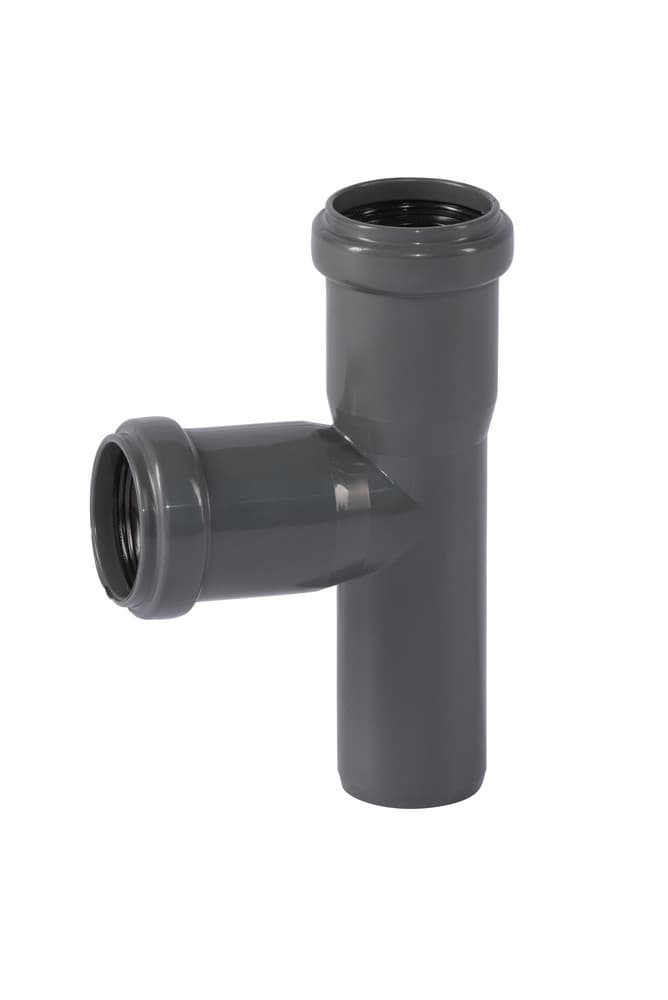 Ostendorf Kunststoffe HT-Safe EA té 87° polypropylène D 125 mm gris