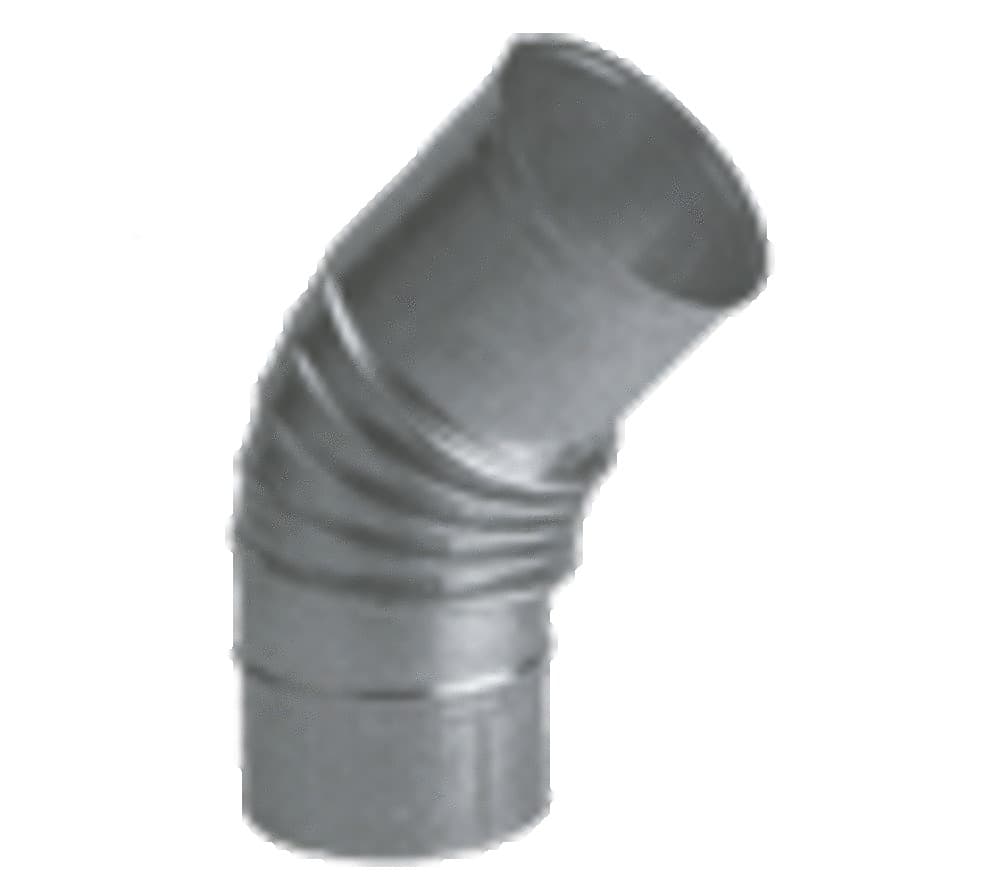 Muelink & Grol coude plissé avec couture 45° D130 aluminium
