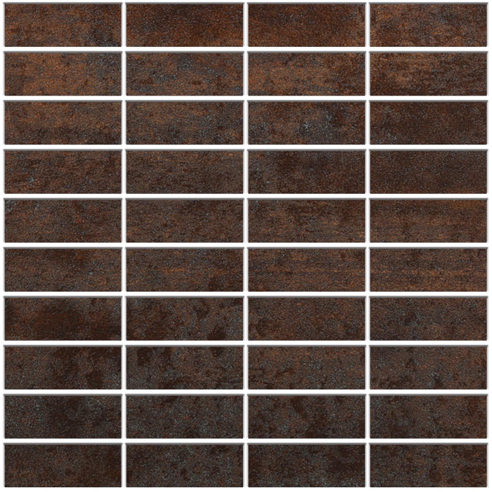 MOSAICO CORTEN A 30X30 (2,5X7)