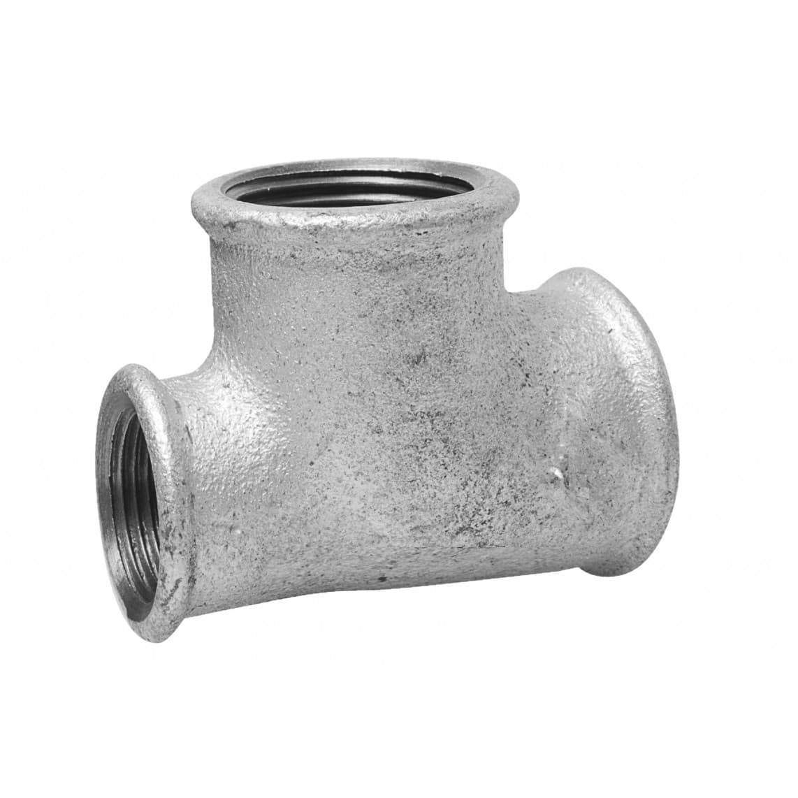 989738055 FM Té de réduction, galvanisé, 3/4" F x 1/2" F x 1/2" F, (130)