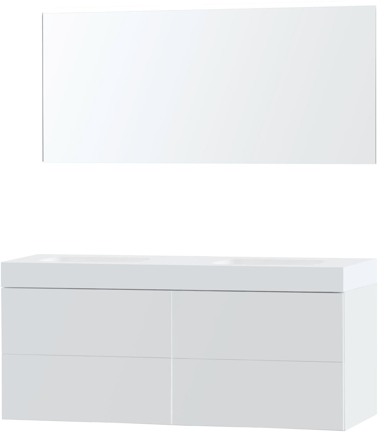 MEUBLE PURO DUO BLANC 160 SOLID PURO MIROIR