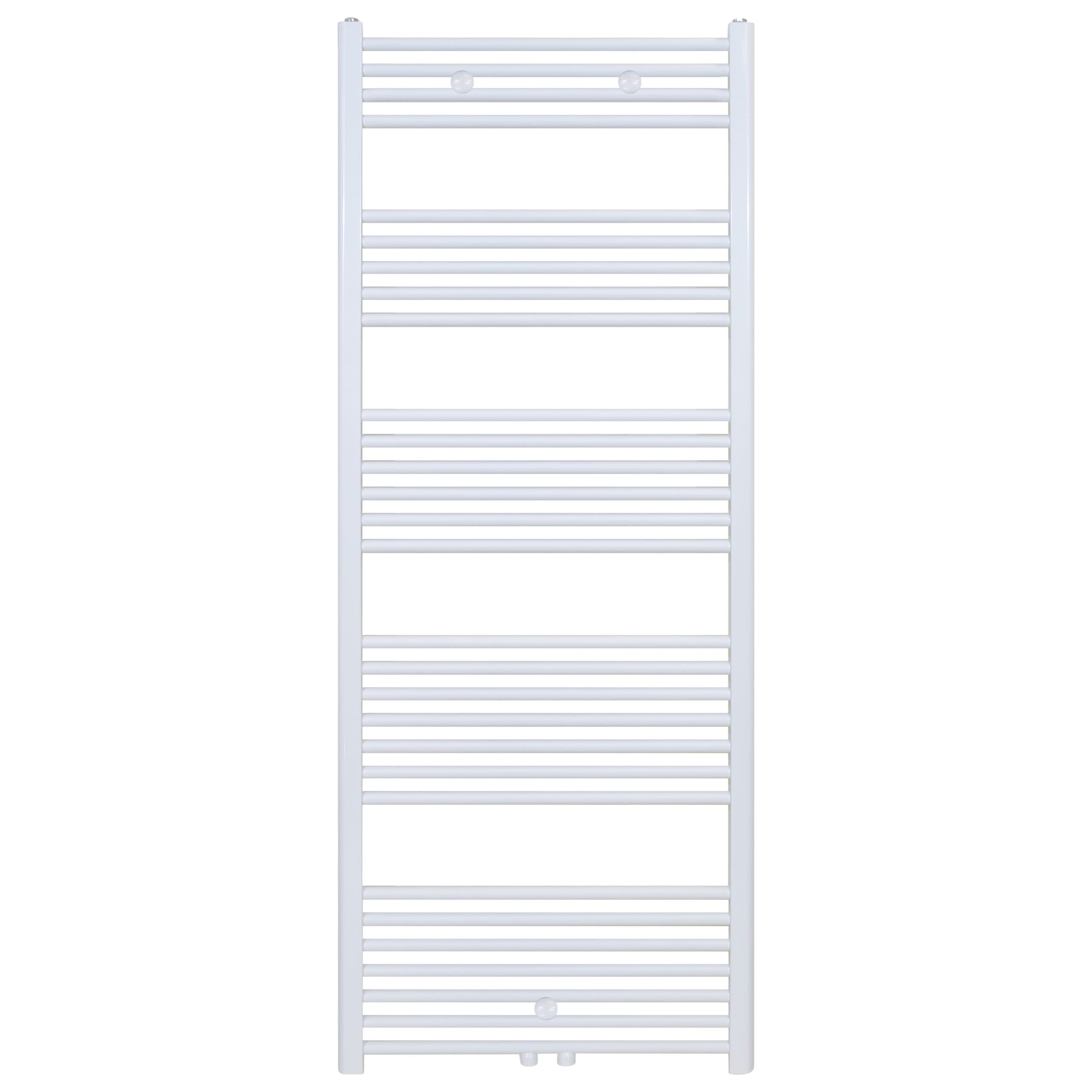 BELRAD SÈCHE-SERVIETTES - RACCORDEMENT GAUCHE-DROITE/CENTRAL - 886 WATT - 1700X600CM - BLANC BRILLANT