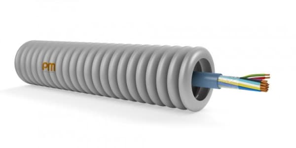 Tube précâblé Vvt 1 x 4 x 0.6 diamètre 16mm full Lsoh en rouleau de 100m classe CPR: CCA s1d1a1