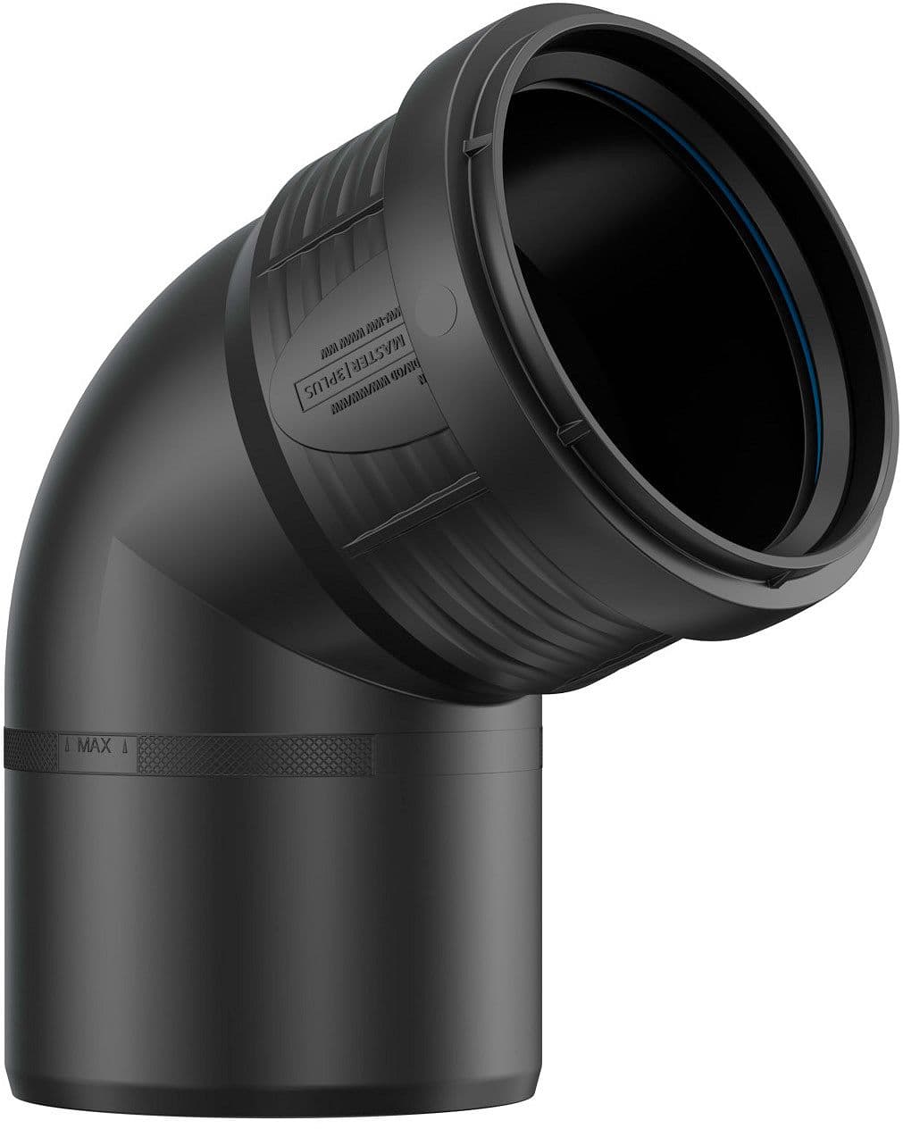 COUDE PP 67,5°MF 90MM NOIR