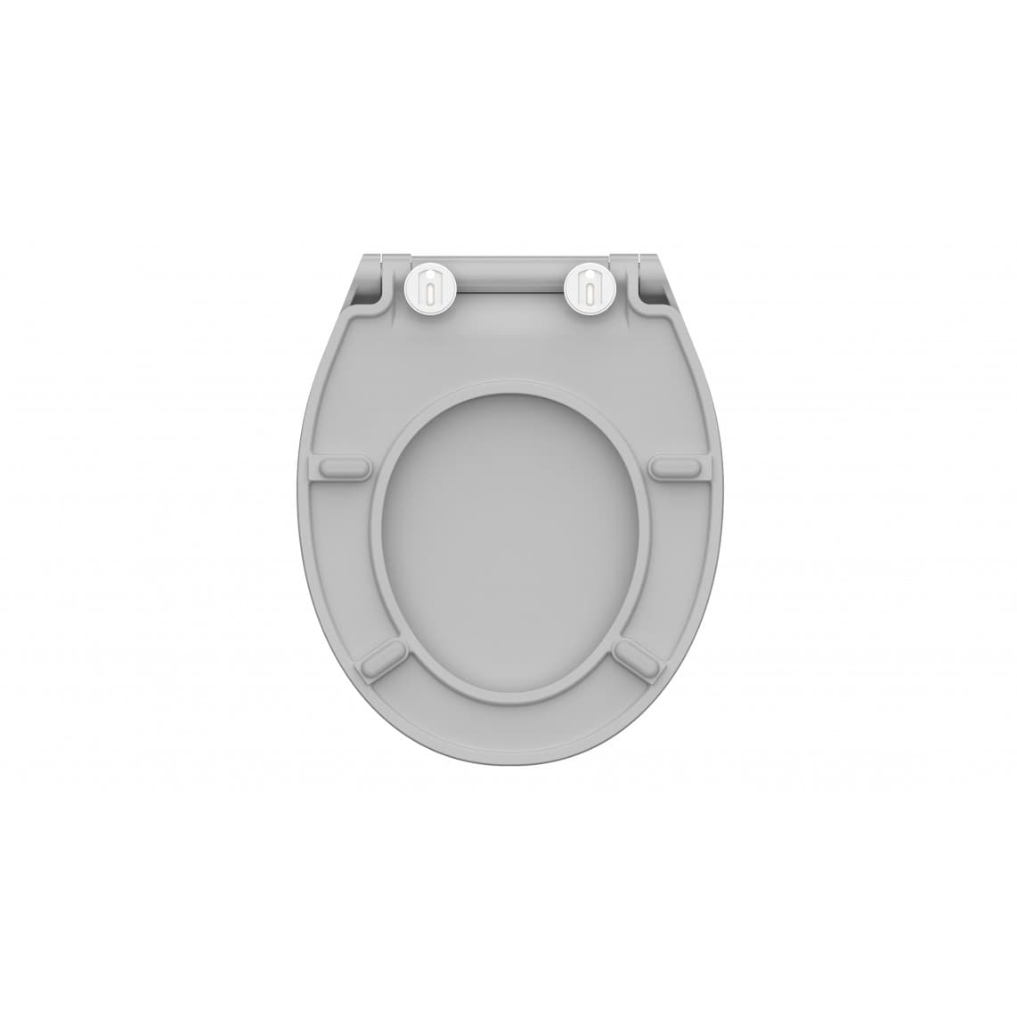 82702 Duroplast Toilet seat SLIM GREY, with soft close and quick release