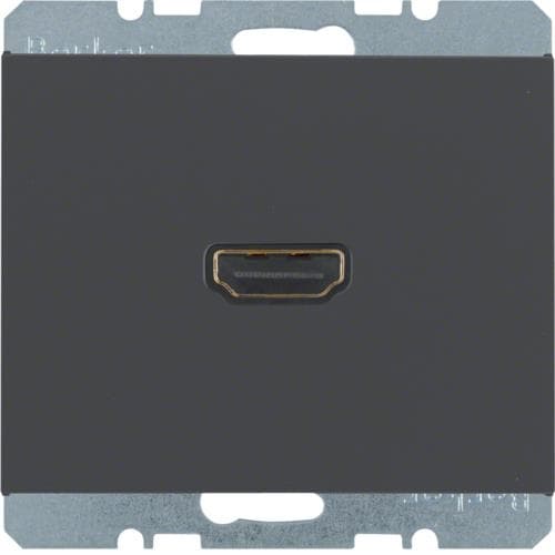 Prise Hdmi Berker K.1 Anthracite, mat