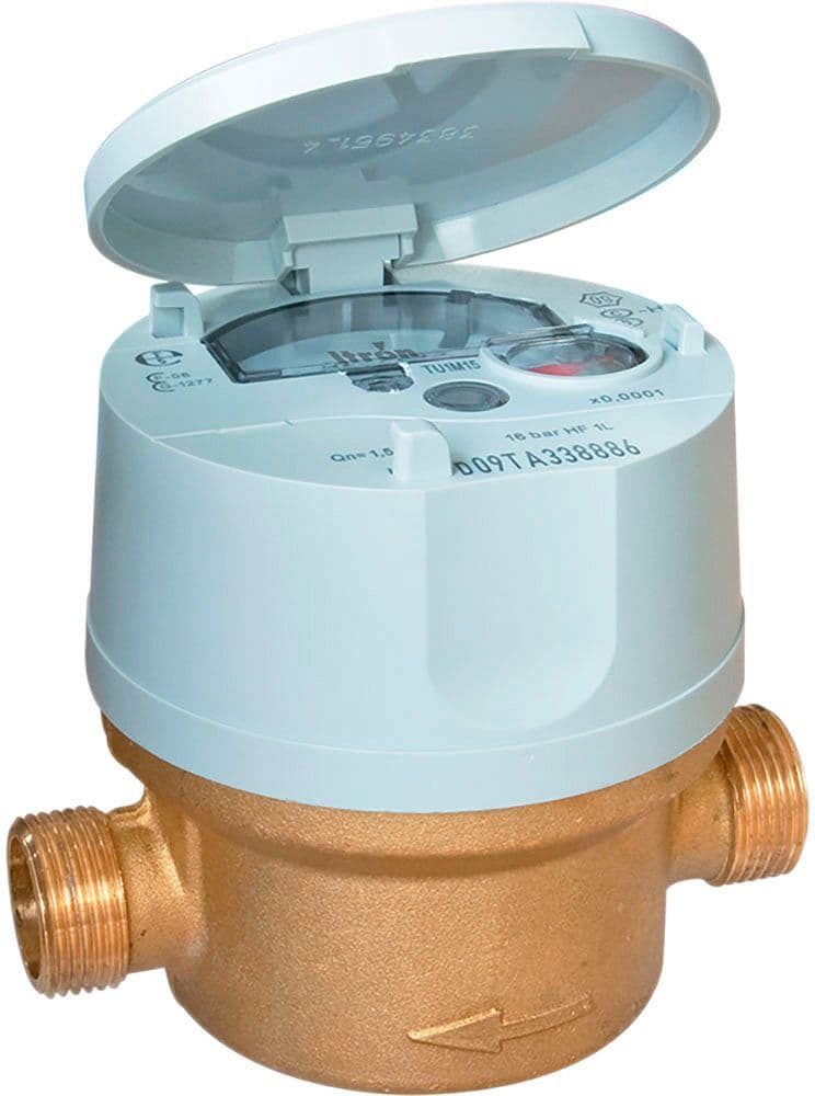 COMPTEUR D'EAU VITESSE EAU FROIDE FLODIS 4/4" SANS RACC. 4/4"-3/4"