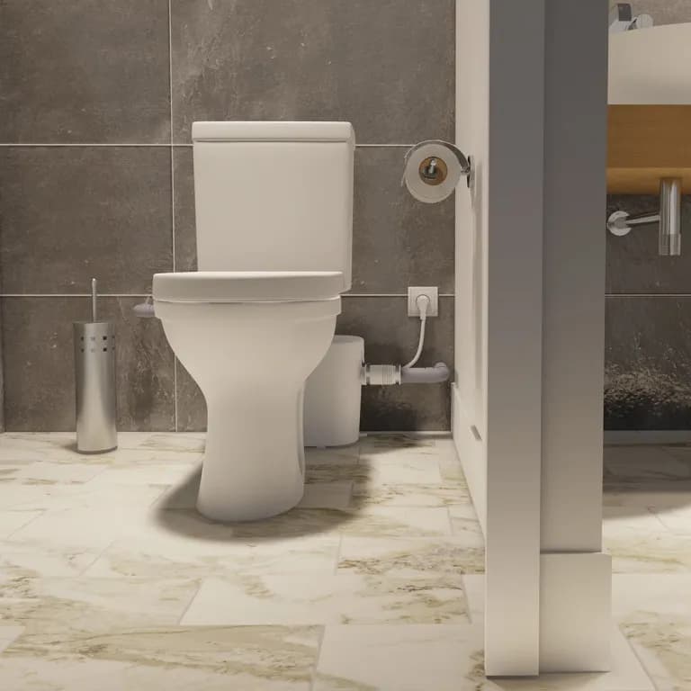 BROYEUR POUR WC+LAVABO SANIACCESS 2 SFA BLANC