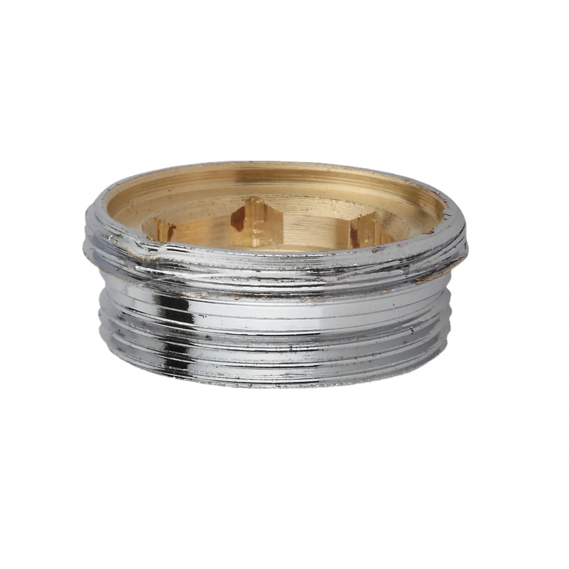 989329455 Raccord réducteur en laiton, chromé, M24AG x M22AG,