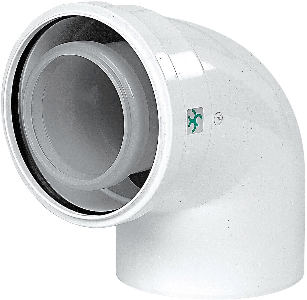 COUDE CONCENTRIQUE 87° CONDENSATION UBBINK 80-125MM