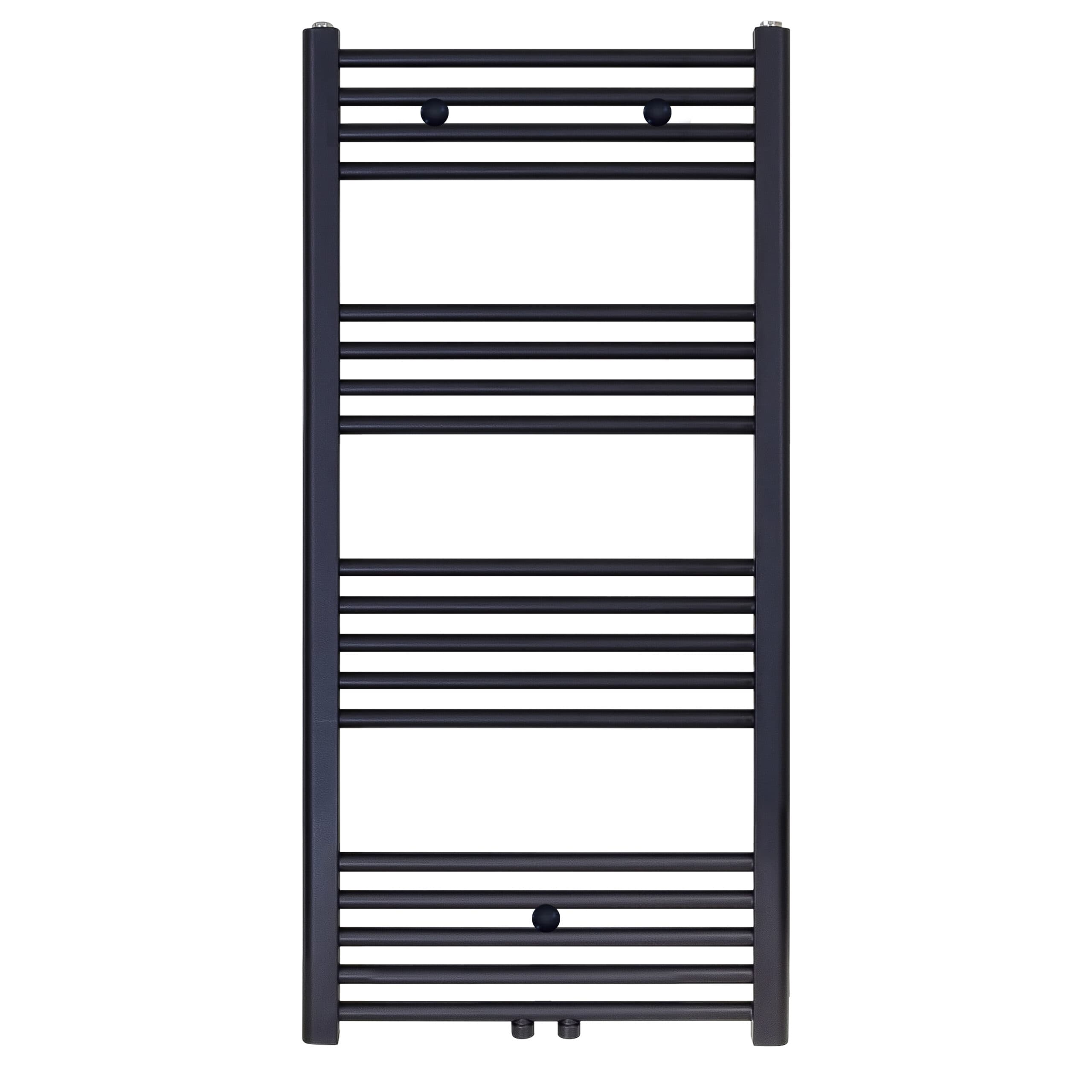BELRAD SÈCHE-SERVIETTES - RACCORDEMENT GAUCHE-DROITE/CENTRAL - 616 WATT - 1200X600CM - NOIR MAT