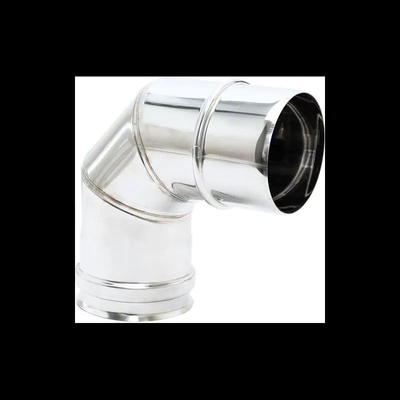 UNIFLOW COUDE 80MM 90° INOX