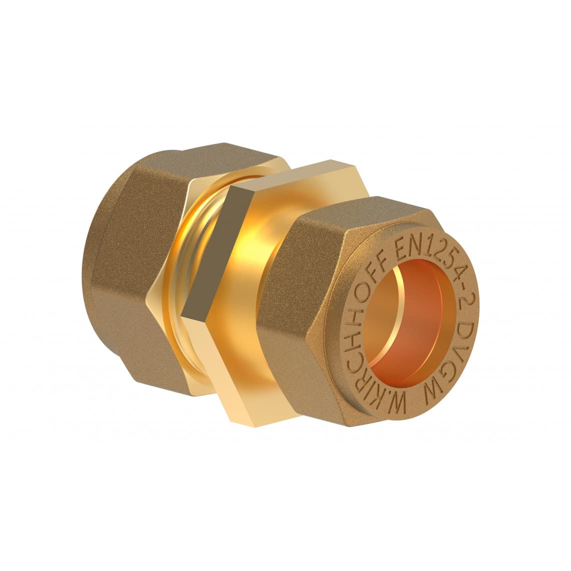 989454717 LT raccord réducteur, vierge, 18 mm x 15 mm, raccord à serrer pour tube en cuivre,