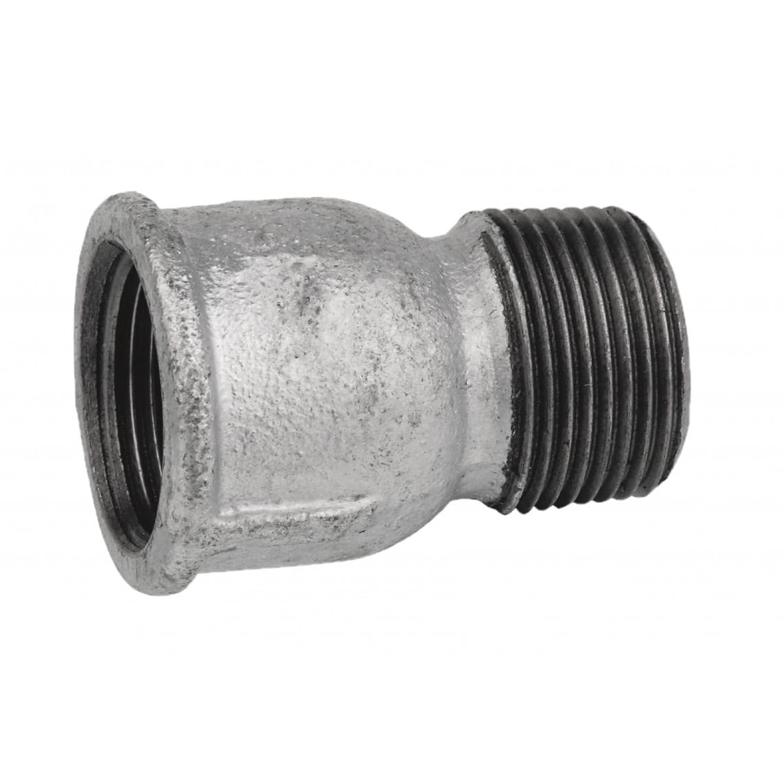 989769255 FM extension, galvanisé, 3/4" F x 3/4" M, (529a)