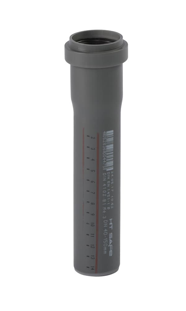 Ostendorf Kunststoffe HT-Safe EM tube d'évacuation D40 L 0,75M