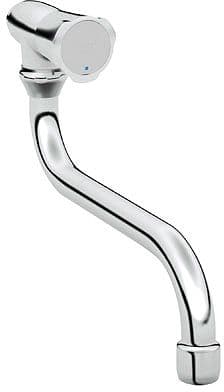 ROBINET MURAL SIMPLE COSTA L GROHE BEC EN-DESSOUS 20CM CHROME