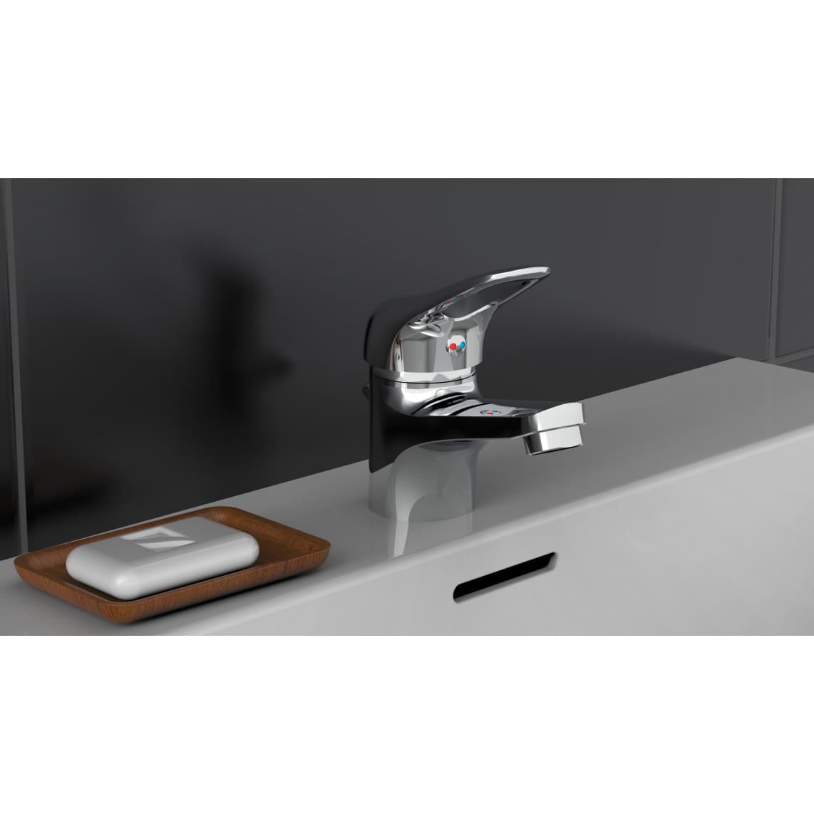 77410 PORTO Mitigeur lavabo, chromé