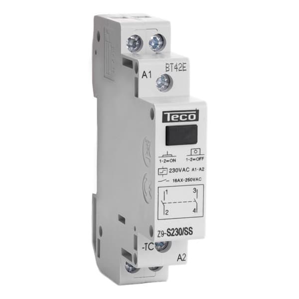 Télérupteur 230Vac 16A 2 NO