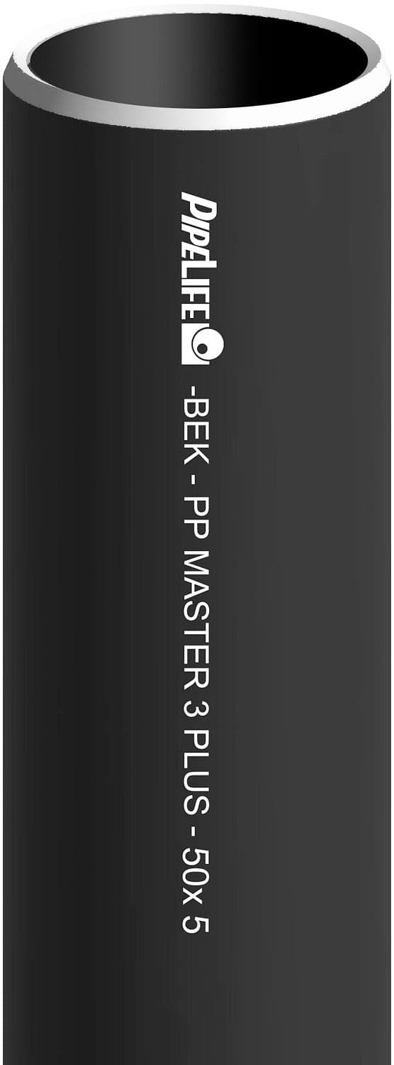 TUBE PP 50MM NOIR LONGUEUR 5M