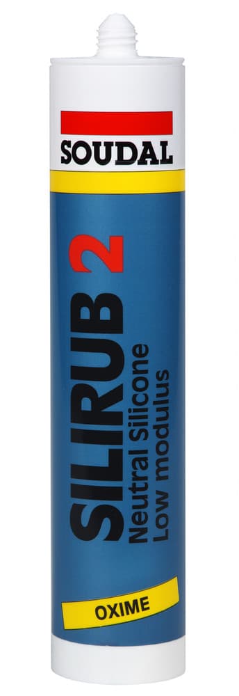Soudal Silirub 2S Mastic de joint à base de silicone monocomposant gris 310 ml
