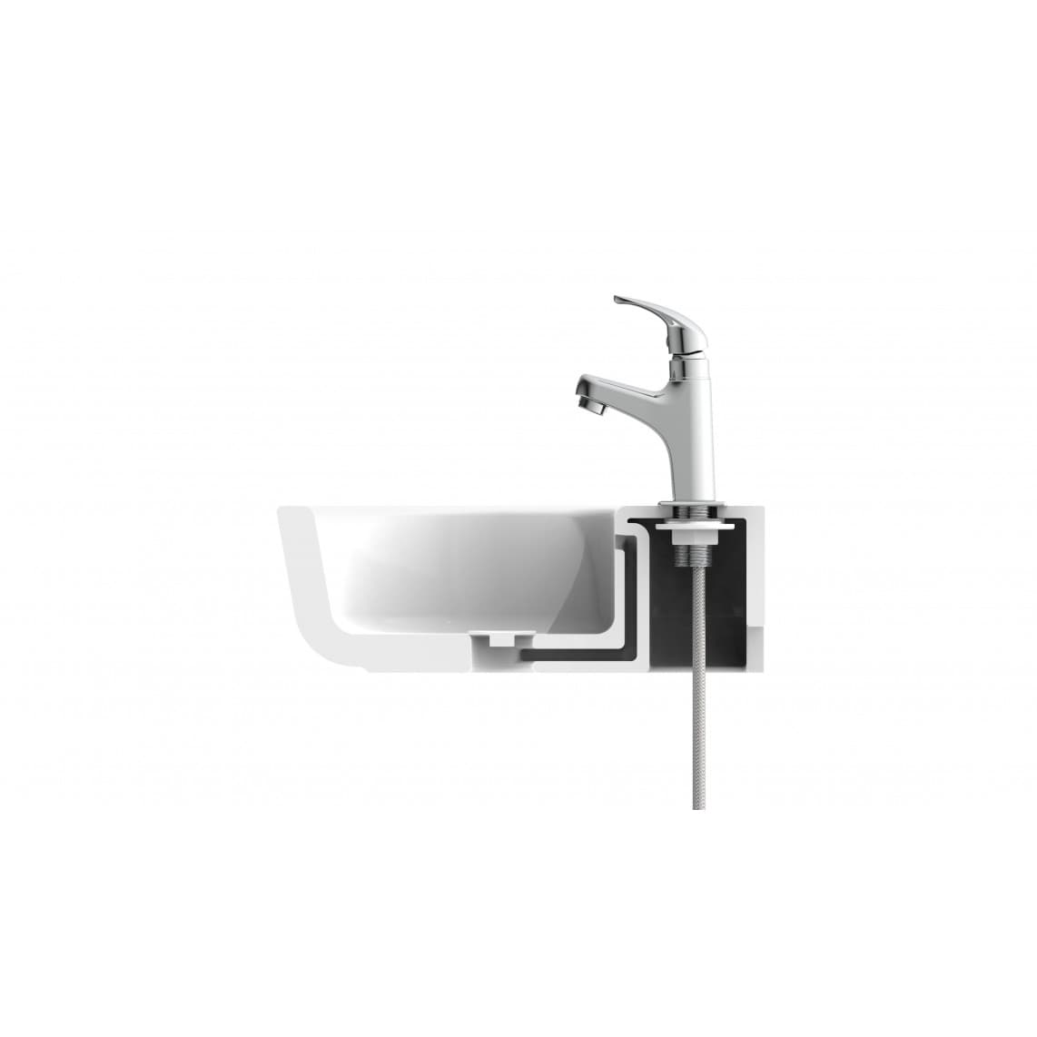 37958 VICO robinet eau froide, chromé