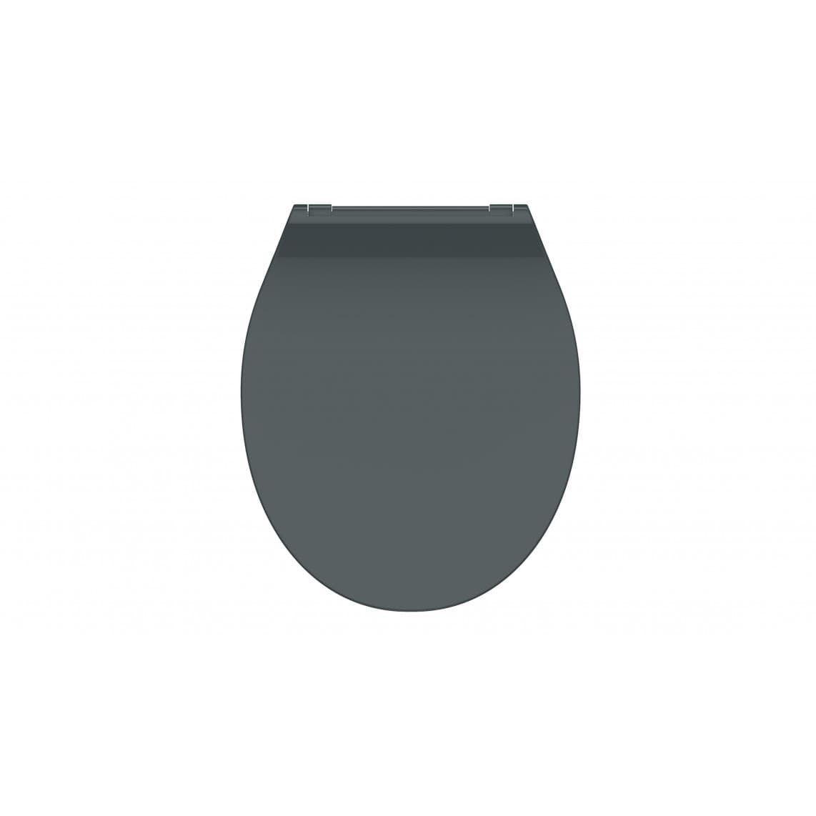 82704 Duroplast Toilet seat SLIM ANTHRAZIT, with soft close and quick release