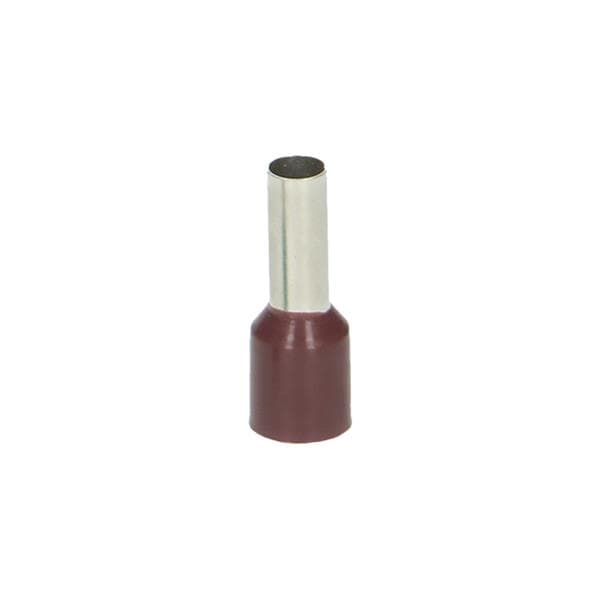 Embout de câble isolé section maximum 10mm² longueur du manchon en Cuivre: 12mm, 25 pièces