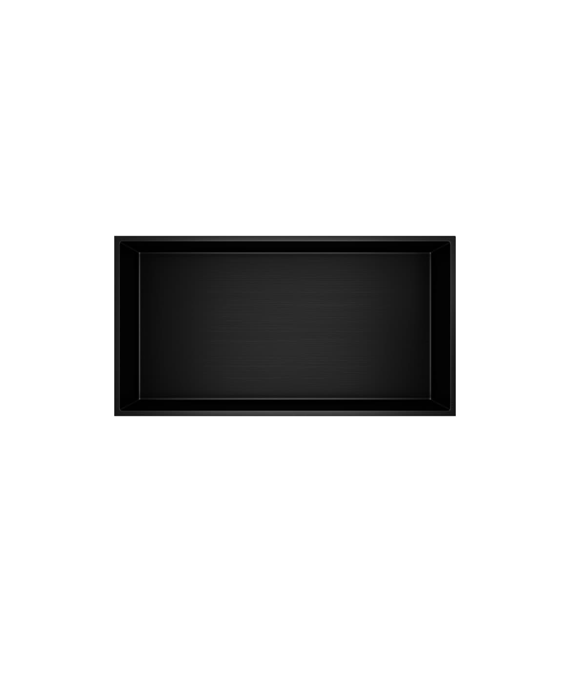 ALONI INBOUWNIS (300X600X100MM) - MAT ZWART