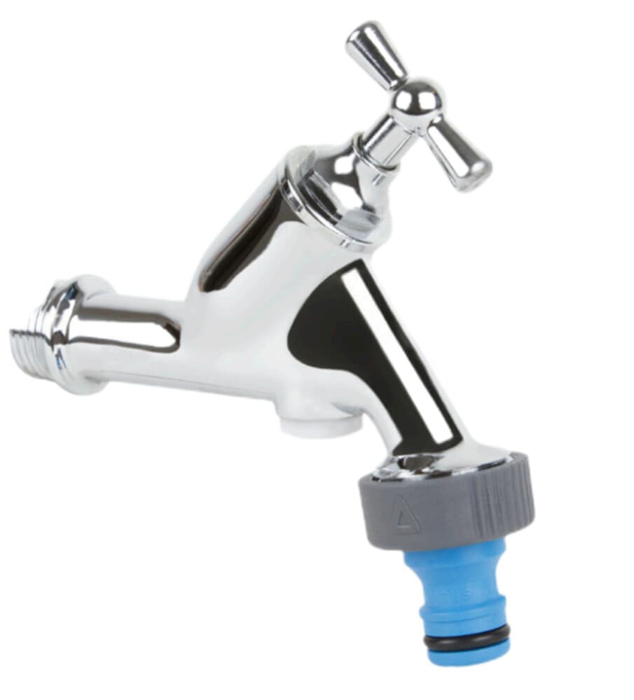 Altus robinet double service Belgaqua/Kiwa 1/2" chromé brillant