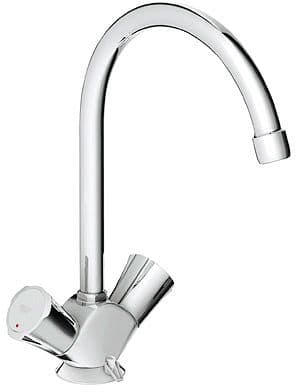 MITIGEUR CUISINE COSTA L GROHE BEC TIRE CHAINE CHROME