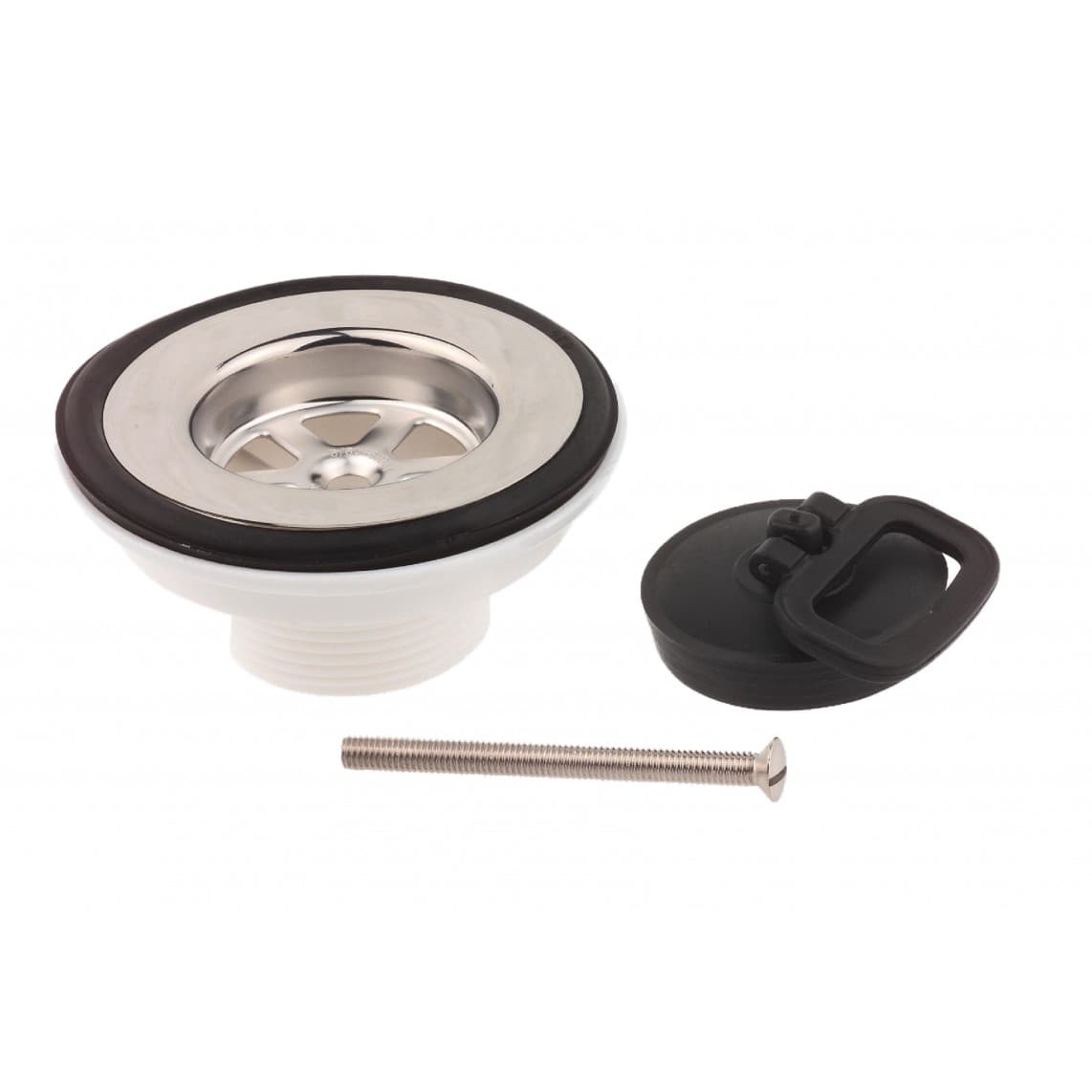 988051148 KS vanne d'évacuation, 1 1/2" M x 85 mm, calice d'évacuation avec bonde 45,5 mm