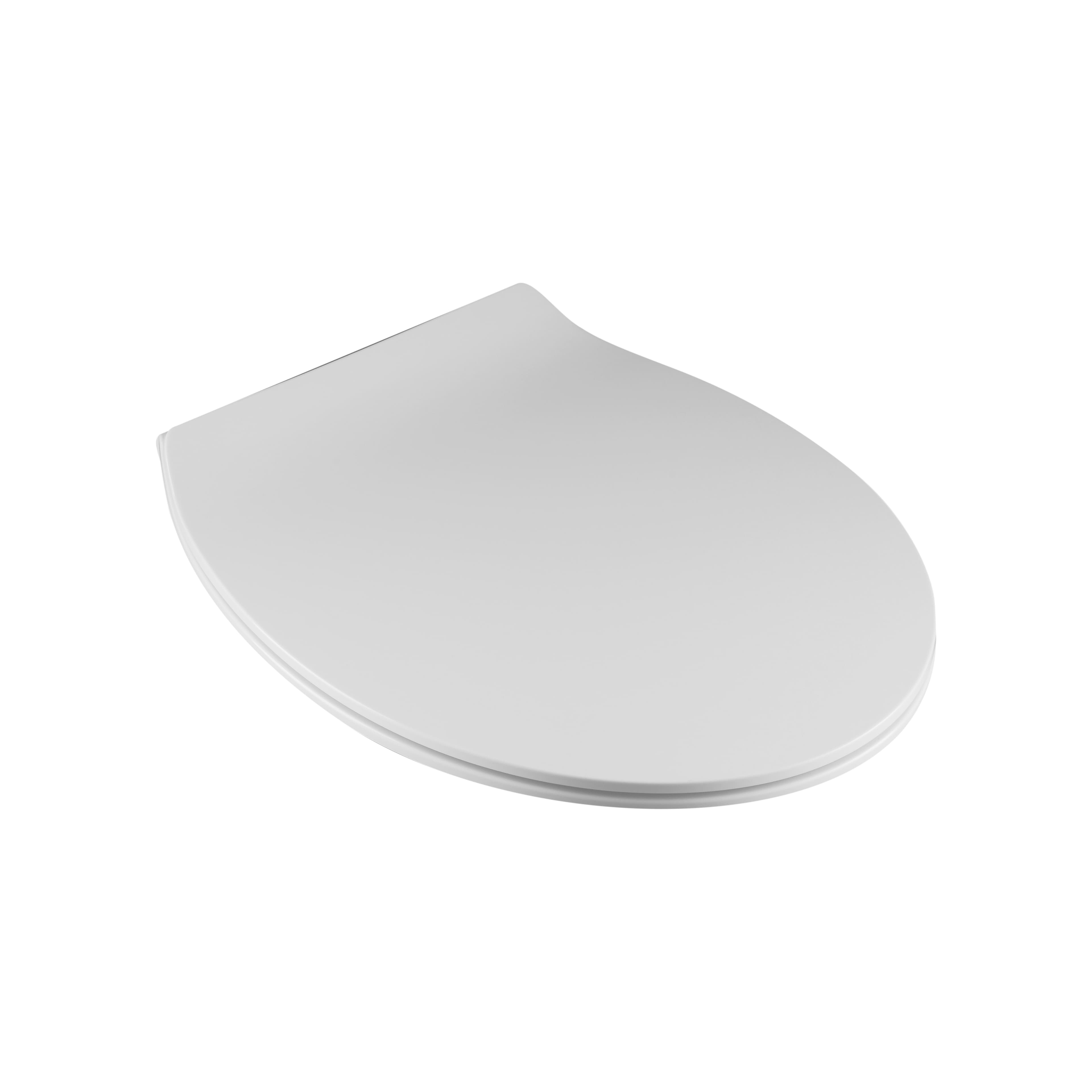 ALONI abattant wc Premium - design slim - soft close - quick release - topfix - Duroplast - charnières en inox - blanc brillant VG-PM0400