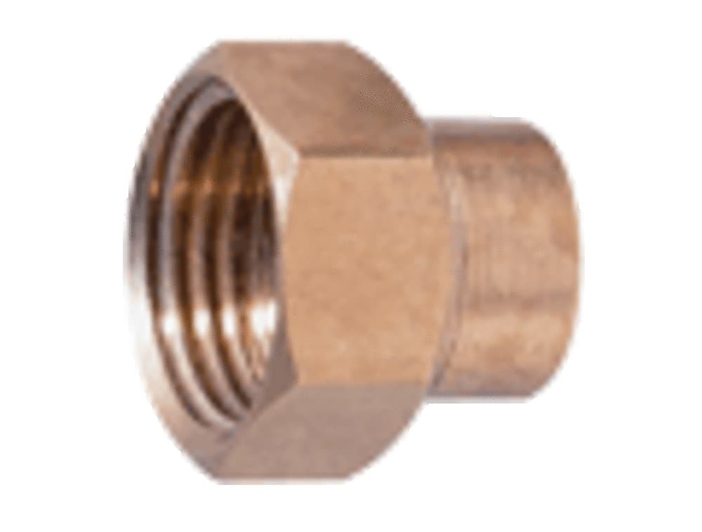 manchon fer/cuivre matière laiton 1/2"F x 15 mm