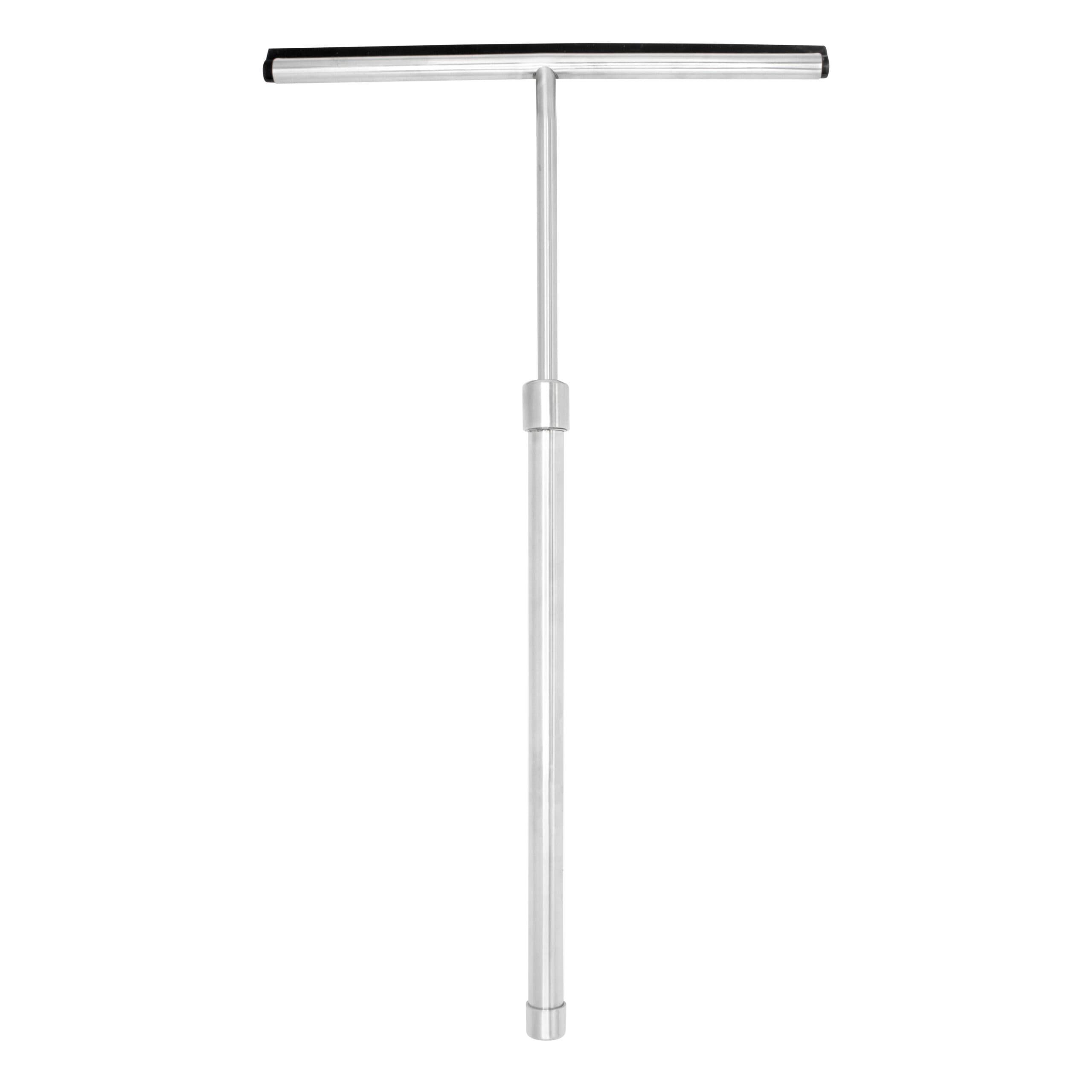 ALONI douche vloer wisser Chrome met houder 26X34,7CM
