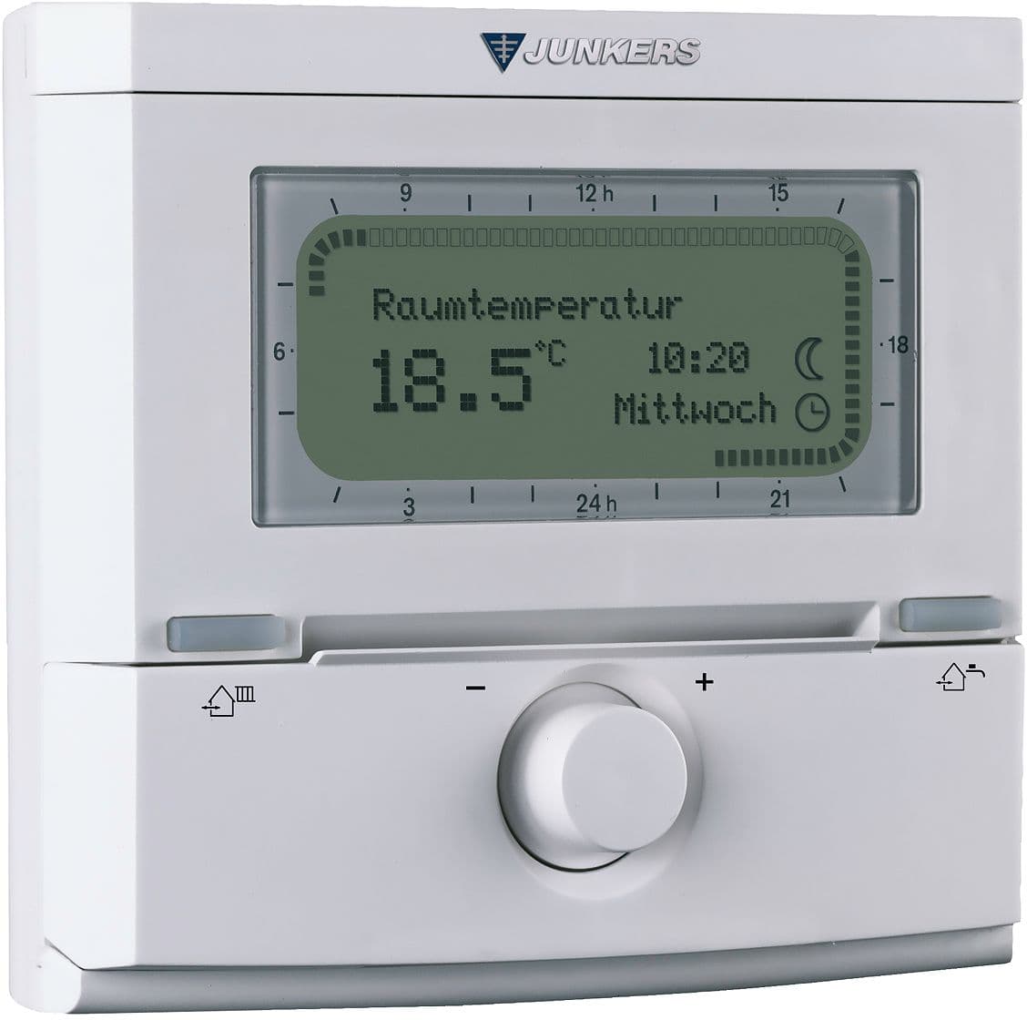 THERMOSTAT D'AMBIANCE NUMERIQUE FR120 JUNKERS PROGRAMMATION HEBDOMADAIRE