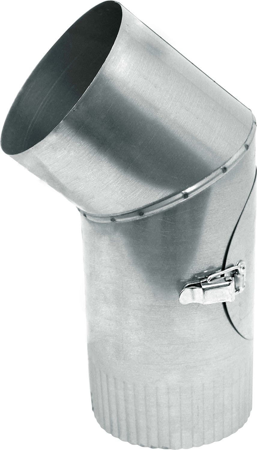 COUDE ALUMINIE +REGARD 130MM 45°