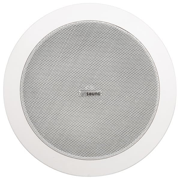 Mdt600 - P, haut-parleur encastrable, rond, 6", 100V, 3 - 6 - 9W, ABS, Blanc